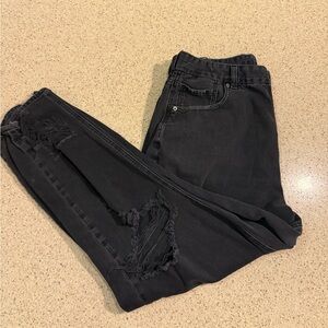 American Eagle Outfitters Black Boyfriend Jeans
